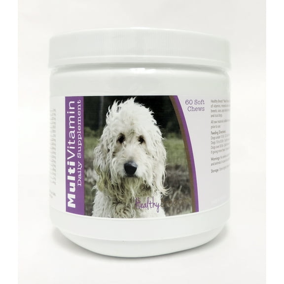 Healthy Breeds Dog Multi-Vitamin Soft Chew for Goldendoodle, Daily Vitamin and Mineral Supplement, 60 Count