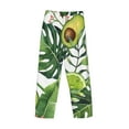 thumbnail image 5 of Balery Watercolor Green Tropical print Men's Pajama Pants,Ultra Lightweight Pjs,Lounge Pant-Medium, 5 of 9