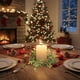 thumbnail image 1 of Candle Aromatherapy Holders Red Fruit Wreath Christmas Desk Arrangement, Red Fruit Wreath Candle Holders, Aromatherapy Candle Holders, Festive Desktop Decor, Home Aromatherapy Supplies, Unique Gift, 1 of 9