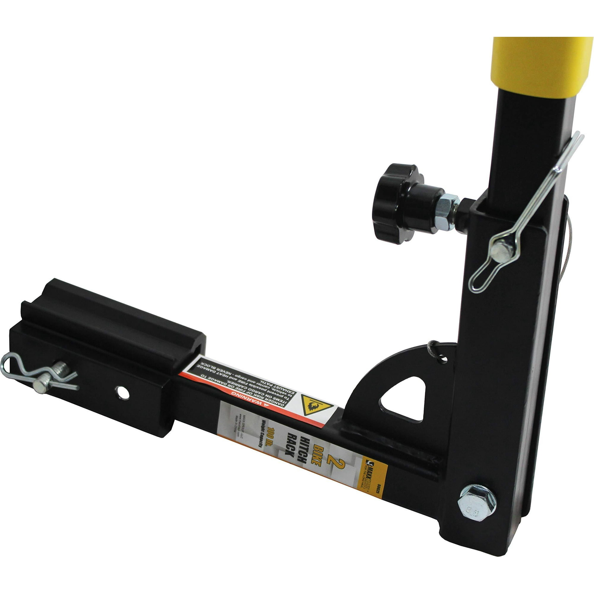 MaxxHaul 50025 Hitch Mounted 2 Bike Rack 100 lb Capacity Walmart