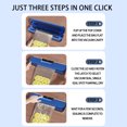 thumbnail image 3 of Household Automatic Food Vacuum Sealer, 62Kpa Food Vacuum Sealer with Food Storage Vacuum Bag Hose Attachment for Sealing Jars, Frozen Meat, Wet and Dry Universal for Various Ingredients, 3 of 4