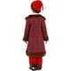thumbnail image 5 of Disfraz de Papá Noel navideño para niños pequeños, manga larga con sombrero, chaleco para fiesta de cosplay, abrigo, sombrero, conjunto de 4 piezas, 5 of 6