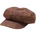thumbnail image 5 of CoCopeaunts Newsboy Hats for Women Solid Plain Octagonal Newsboy Cap Men Ladies Casual Wool Hat Beret Painter Cap Winter Hat, 5 of 7