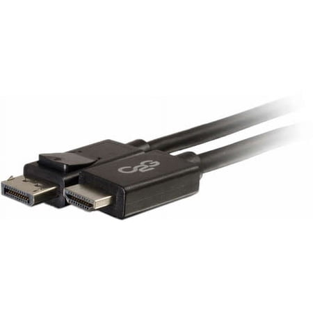 UPC: 0757120543268 | C2G DisplayPort Male to HDMI Male Cable  Black