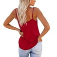 thumbnail image 4 of BLVB Camisole Tops for Women Scoop Neck Adjustable Spaghetti Strap Casual Basic Tank Tops Shirt Summer Clothes, 4 of 7