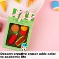 thumbnail image 4 of Juego de pastel de postre borrador 61 regalo para niños creativo lindo pastel caja de regalo borrador de lápiz, 4 of 5