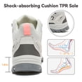 thumbnail image 5 of Gexuosn Outdoor Hiking Boots Trail Trekking Backpacking Breathable Hiking Shoes for Women,Gray Pink, 5 of 8