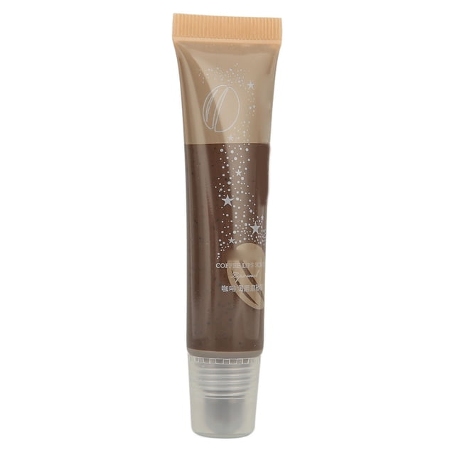 Lip Scrub Stick, Lip Exfoliator Portable Coffee Extract Moisturizing Brightening for Dead Skin Dry Lips