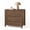 Brown, variant on ARKANTOS Farmhouse Nightstand with 3 Drawers, Large Bedside Table Night Stand with Golden Handles, Wood Sofa Side End Table for Bedroom, Living Room, Light Oak