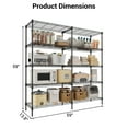 thumbnail image 1 of Zzistar Étagères Grillagées pour Garage, Étagères de Garage Robustes à 5 Niveaux Réglables, Étagère de Rangement pour Rangement Entrepôt Garde-Manger Placard, 1 of 5