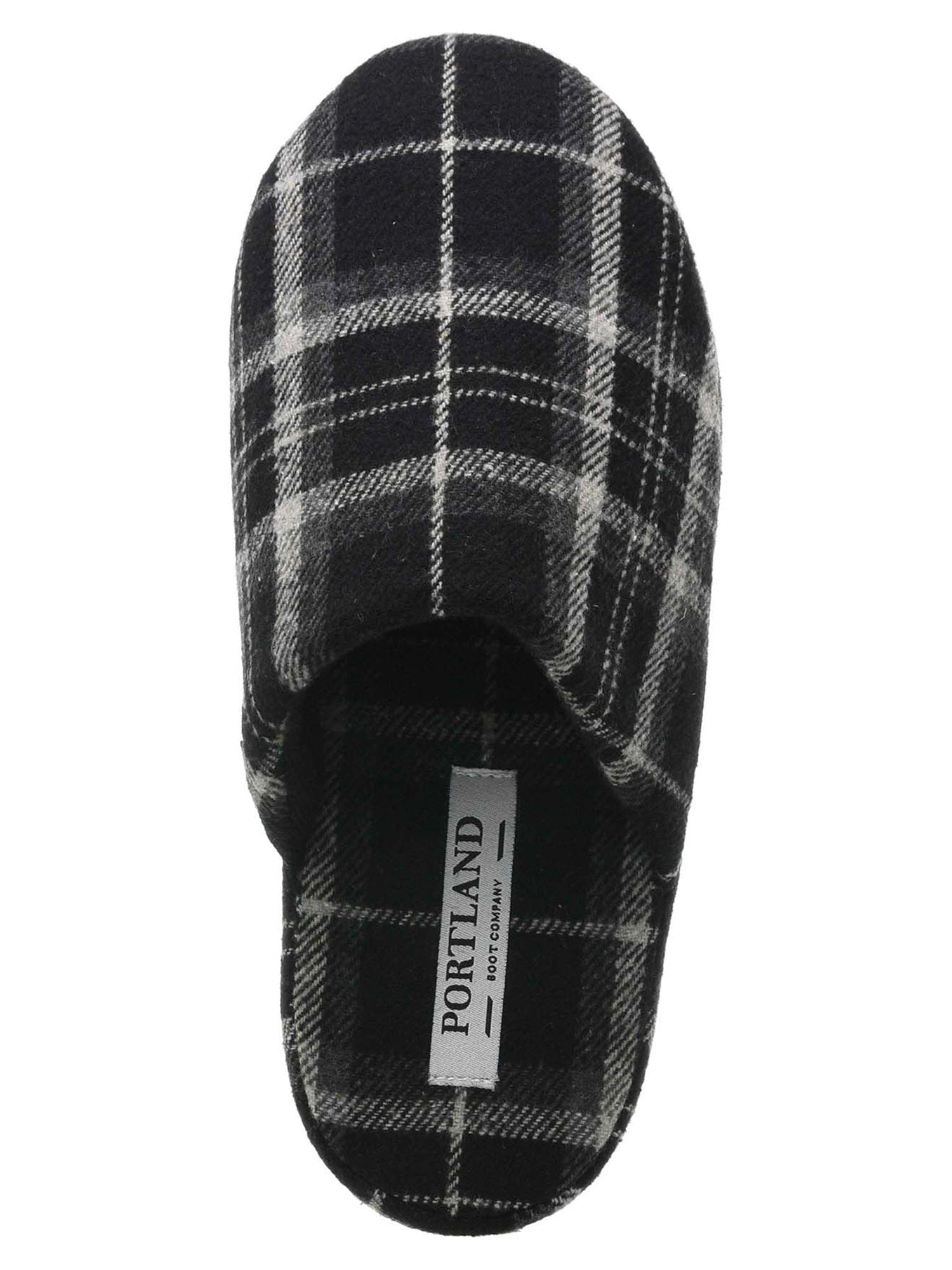 Portland Boot Company Men's Autumn Plaid Cushioned Cozy Slipper