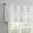 thumbnail image 2 of No. 918 Hawthorne Floral Leaf Sheer Rod Pocket Kitchen Curtains, 52"W X 14"L, 2 of 5