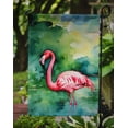 thumbnail image 3 of Flamingo Garden Flag 11.25 in x 15.5 in, 3 of 5