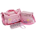 thumbnail image 3 of Juego de bolsa de pañales multifuncional, 4 piezas, bolsa de pañales multifunción para mamá, juego de bolsa para mamá, funcionamiento suave, 3 of 13