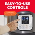 thumbnail image 4 of Duo 7-in-1 Mini Electric Pressure Cooker, Slow Rice Cooker, Steamer, Sauté, Yogurt Maker, Warmer & Sterilizer, Includes Free App with over 1900 Recipes, Stainless Steel, 3 Quart, 4 of 7