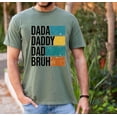 thumbnail image 2 of DADA DADDY DAD BRUH T-Shirt – Funny Color Block Dad Evolution Tee, Modern Father’s Day Gift Shirt, Humorous Graphic Tee for Dads, 2 of 7