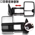 thumbnail image 2 of ECCPP Tow Mirrors Towing Mirrors Compatible with 2007-2014 for Chevy Silverado for GMC Sierra (07 for New Body) with Left Right Side Power Control Heat Turn Signal Light Light Chrome Housing, 2 of 4