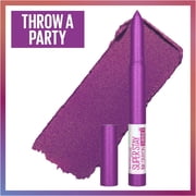 Maybelline Super Stay Ink Crayon Lipstick, Matte Longwear Lipstick, Throw a Party, 0.04 oz.