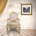thumbnail image 3 of Reed, Tara 15x15 Gold Ornate Wood Framed with Double Matting Museum Art Print Titled - Blue Cliff Mountains scene I-Bear, 3 of 4
