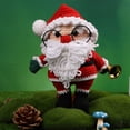 thumbnail image 1 of Xihbxyly Kit de Crochet Navideño, Papá Noel, Muñeco de Nieve y Reno, Bolas de Lana Suaves Tejidas a Mano, Manualidades Divertidas, Adorno Decorativo, Regalo de Apoyo Emocional, Incluye Paquete de Mat, 1 of 2