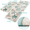 thumbnail image 5 of Coastal Kitchen Rugs Set of 2, Anti Fatigue Cushioned Kitchen Rugs and Mats, Kitchen Rug Runner Non Slip, Summer Nautical Kitchen Rugs Set for Kitchen Office Decor,17'''' x 47'''' + 17'''' x 30'''', 5 of 6