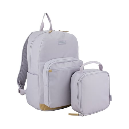 Eastsport Unisex 17" Backpack & Lunch Box 2-Piece Set, Thistle