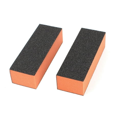 2pcs Sponge Nail Polishing Nail Art Buffer Sanding Block File Manicure Padicure Tool