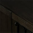 thumbnail image 4 of Armen Living Gatsby Buffet Moderne 2 Portes en Bois et Métal Gris Foncé/chêne, 4 of 13