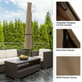 thumbnail image 2 of Pure Garden Patio Umbrella Cover – Heavy-Duty Waterproof Cover, Tan, 2 of 7