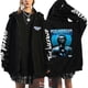 thumbnail image 1 of Chaquetas con estampado de rapero para hombre, ropa de calle de hip hop, sudaderas con capucha con cremallera, abrigos casuales de gran tamaño, Tops con capucha, sudaderas Y2K Unisex, 1 of 4