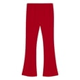 thumbnail image 6 of Ugoldhm Girls Fleece Lined Flared Pants - Fashion Bell Bottoms Stretchy Warm Trousers for 5-16 Years, 6 of 7