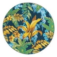 thumbnail image 3 of Unique Loom Outdoor Botanical Collection Area Rug - Calypso (7' 10" Round Multi/Light Blue), 3 of 7