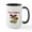 White/Black Inside, variant on CafePress - Merry Christmas With Moose Mug - 15 oz Ceramic Large White Novelty Mug