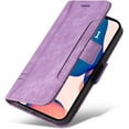 thumbnail image 5 of iPhone 14 Pro Wallet Case,PU Leather Folio Kickstand Card Slots Cover for iPhone 14 Pro,Book Folding Flip Case with Detachable Wrist Strap,Protective Cover for iPhone 14 Pro,Purple, 5 of 14