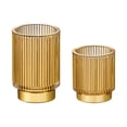 thumbnail image 1 of Organizador de brochas de maquillaje LEICURACE Vintage Glass Cup, 1 of 9