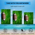 thumbnail image 5 of GZHJMY Beach Towel for Women Girls, American Football Ball on Grass Bath Towel, Oversized Lightweight Sport Towel, 31x63 Inch, 5 of 7