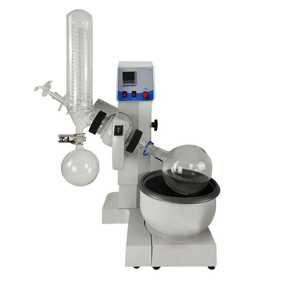 EQCOTWEA 2L Rotary Evaporator Heating Bath Evaporation Apparatus for Lab Concentration Crystallization