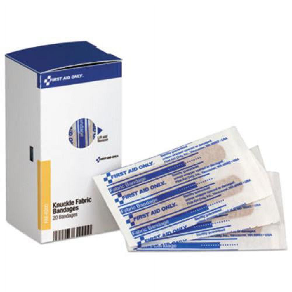 First Aid Only Inc FAE6200 Refill For Smartcompliance Gen Business Cabinet, Knuckle Fabric Bandages,20/bx