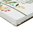 thumbnail image 2 of Ambesonne Saying Fitted Sheet, Mindfulness Flying Birds, Full Size, Forest Green Brown, 2 of 3