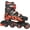 Black, Red, variant on Linear Unisex Adult Inline Skates - Black & Red or White & Blue - Perfect for Indoor & Outdoor Fitness Skating