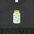thumbnail image 4 of Inktastic Fireflies Summer Vacation Girls Baby Dress, 4 of 5