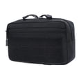 thumbnail image 3 of Bolsa de herramientas pequeña, organizador de bolsas modular horizontal, utilitario, con cremallera, con cerradura, resistente Negro, 3 of 9