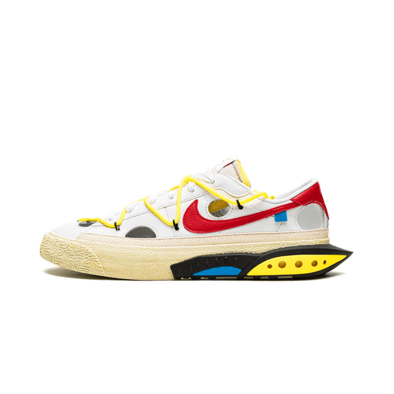 NIKE MENS Blazer Low "Off-White - University Red" DH7863 100 DH7863 100 from Stadium Goods