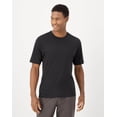 thumbnail image 6 of Hanes Moves Men's Short Sleeve Performance Tee Black M, 6 of 9