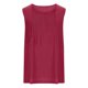 thumbnail image 5 of Top de manga larga,Blusa plisada sin mangas para mujer, cuello redondo, efecto lino, corte holgado, poliéster, ropa informal para uso diario, sopatenor, 5 of 7