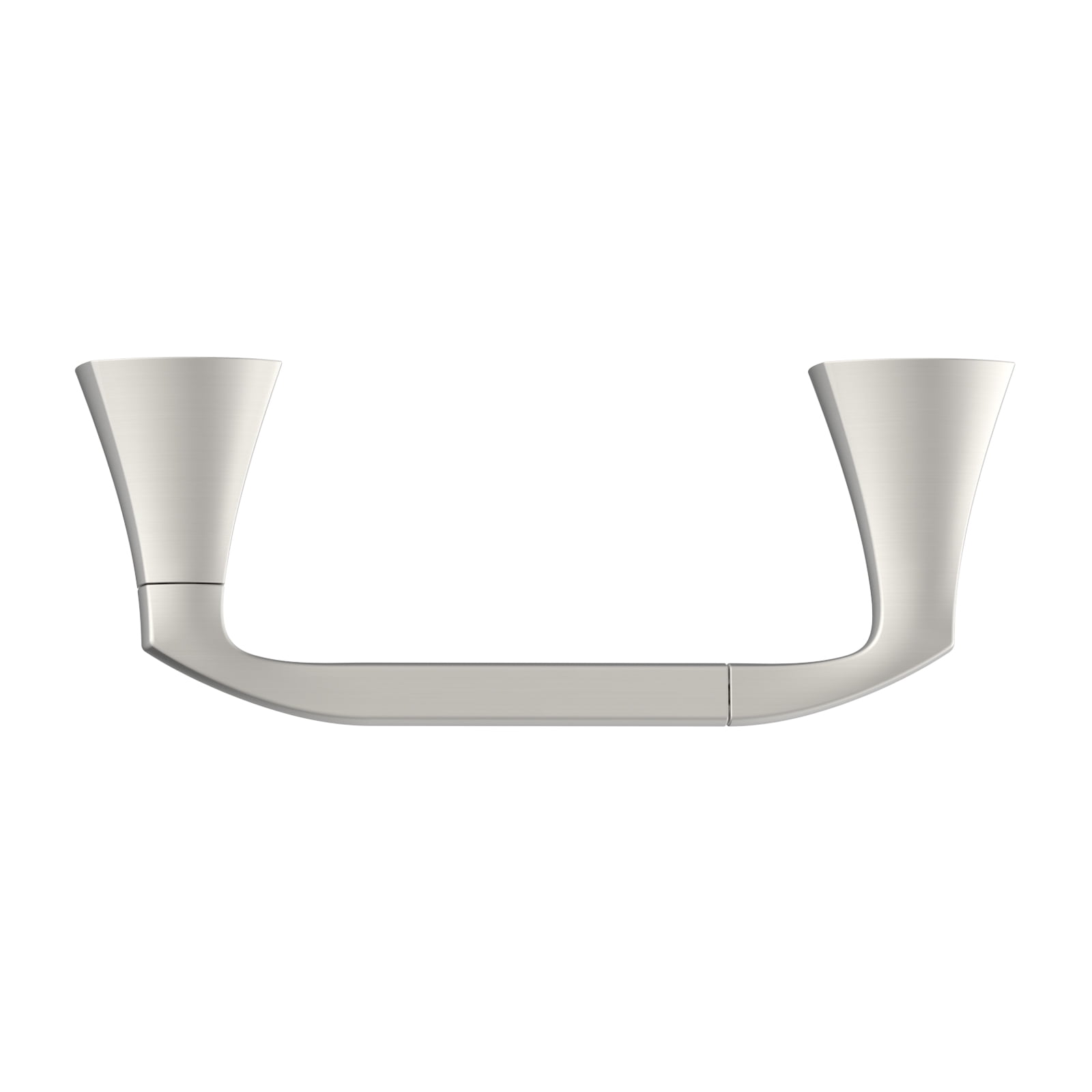 Better Homes & Gardens Simple Flare Style Wall Mount Toilet Paper Holder in Satin Nickel Finish