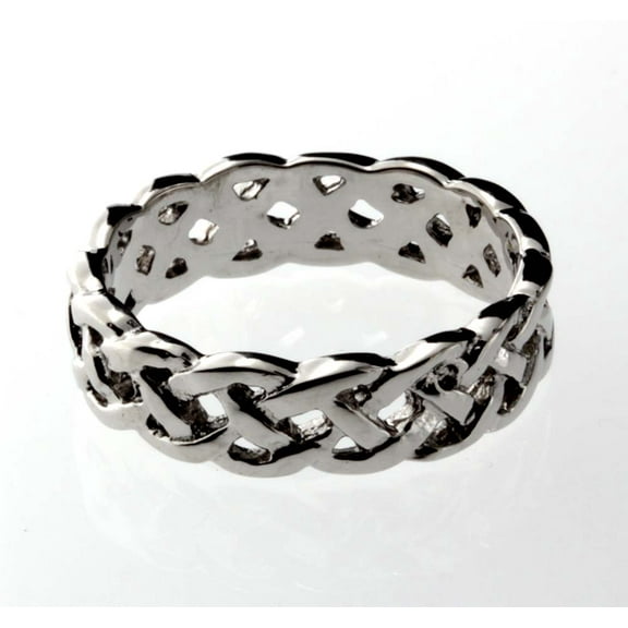 R.H. Jewelry Stainless Steel Celtic Knot Endless Love Ring Size 8