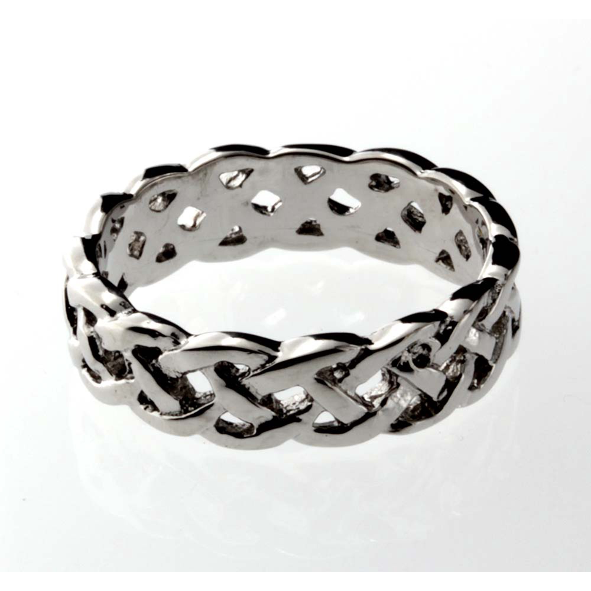 R.H. Jewelry Stainless Steel Celtic Knot Endless Love Ring Size 8