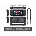 thumbnail image 3 of Full Protective Shockproof Case for Steam Deck, Back Shell Case Cover Compatible with Steam Deck with Foldable Kickstand, Screen Protector, Shoulder Strap, 3 of 7
