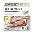 thumbnail image 1 of Pañales Clean Conscious de The Honest Company | A base de plantas, sostenibles | Cactus Cuties + Donuts | Club Box, talla 3 (16-28 libras), 62 unidades, 1 of 9